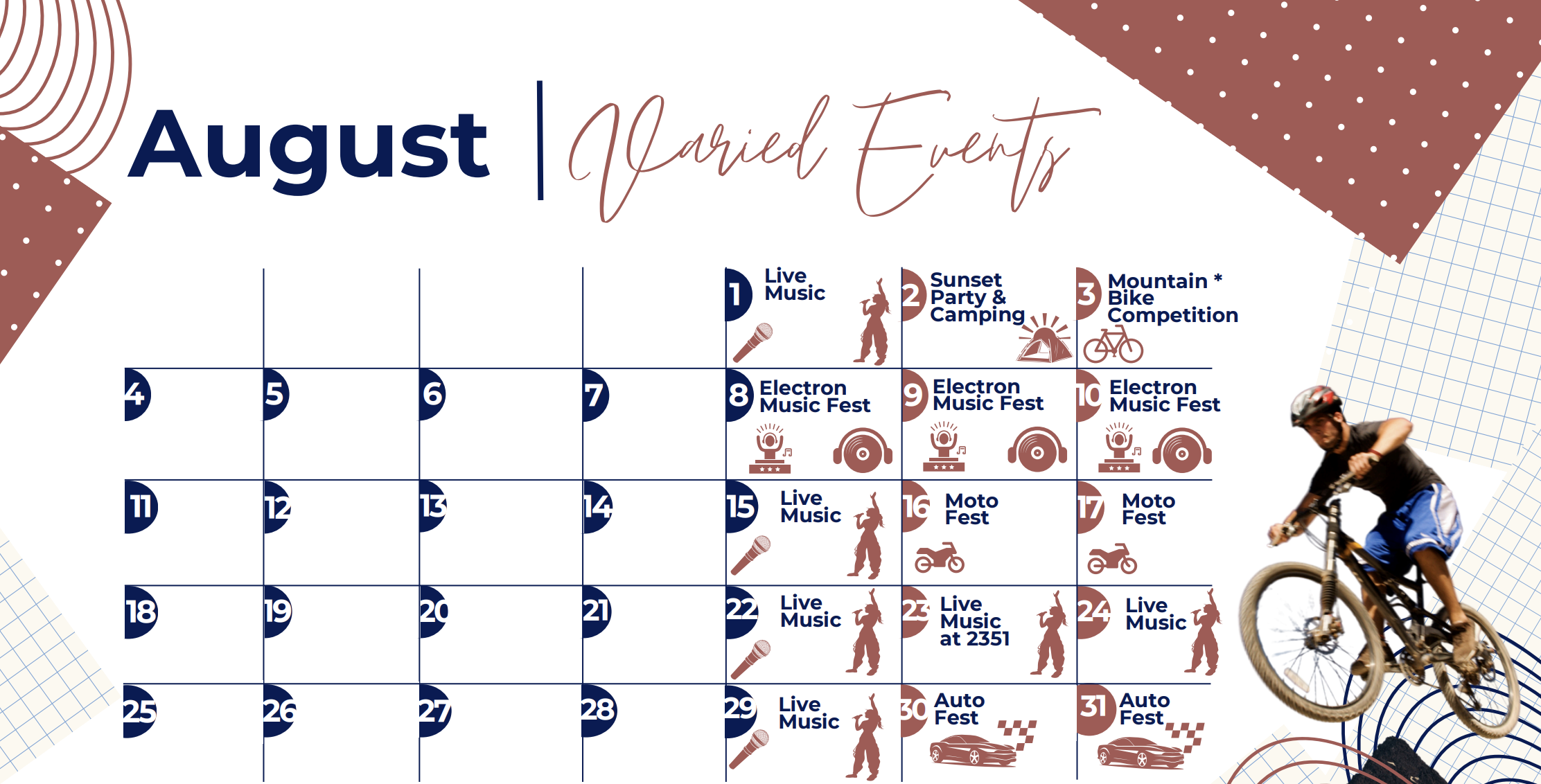 Avqust ayında baş tutacaq tədbirlər